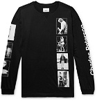 TAKAHIROMIYASHITA TheSoloist. - Oversized Printed Appliquéd Cotton-Jersey T-Shirt - Black