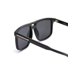 Prada Eyewear Men's A22S Sunglasses in Black/Dark Grey 