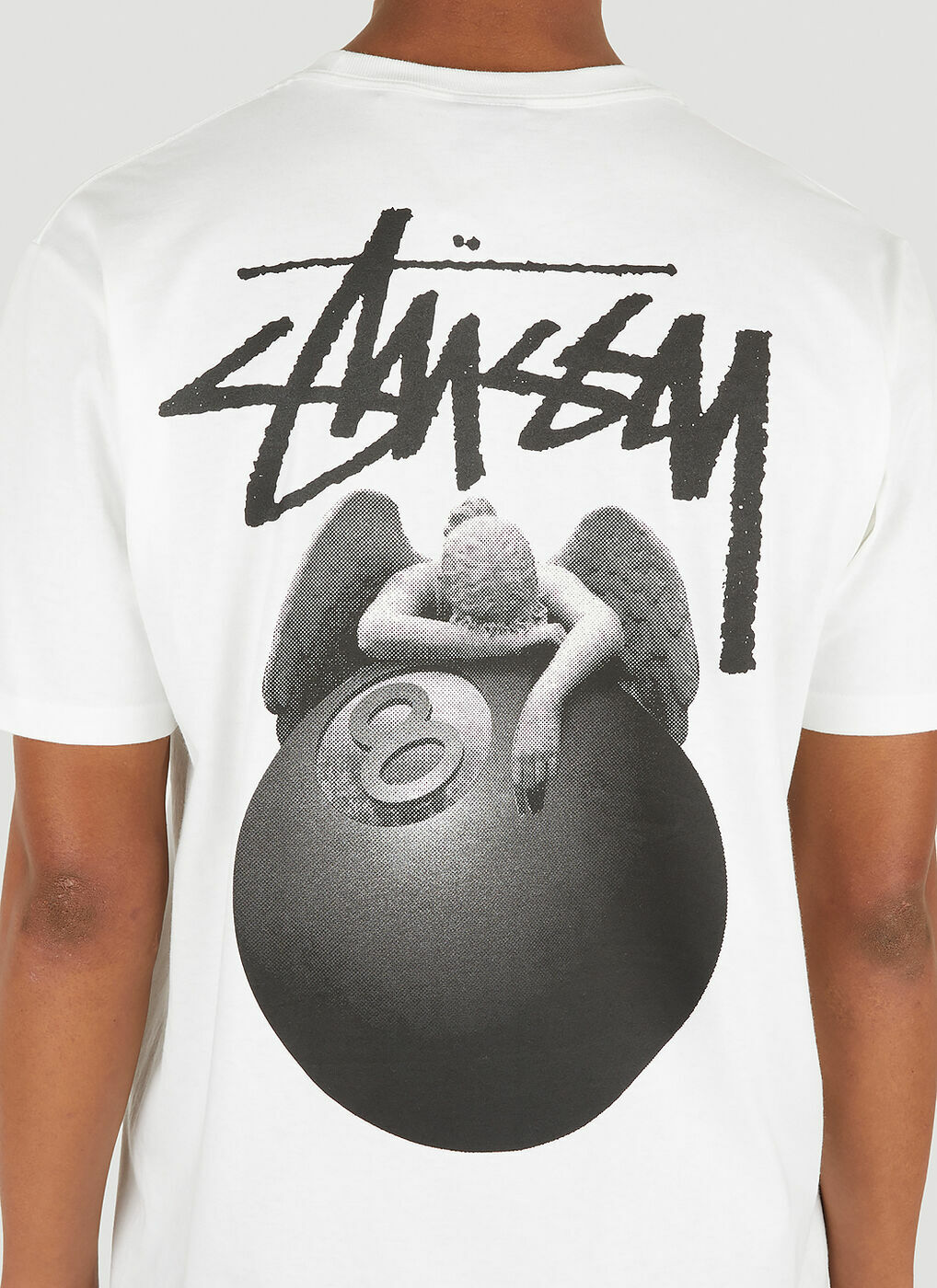 Angel T-Shirt in White Stussy