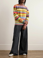 The Elder Statesman - Striped Cashmere Sweater - Multi