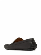 VERSACE - Leather Loafers W/ Medusa Detail