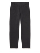 Theory - Baxter Stretch-Cotton Twill Trousers - Black