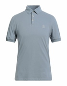 Brunello Cucinelli Mens Polo shirt Light in Blue