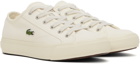Lacoste Off-White Backcourt Sneakers