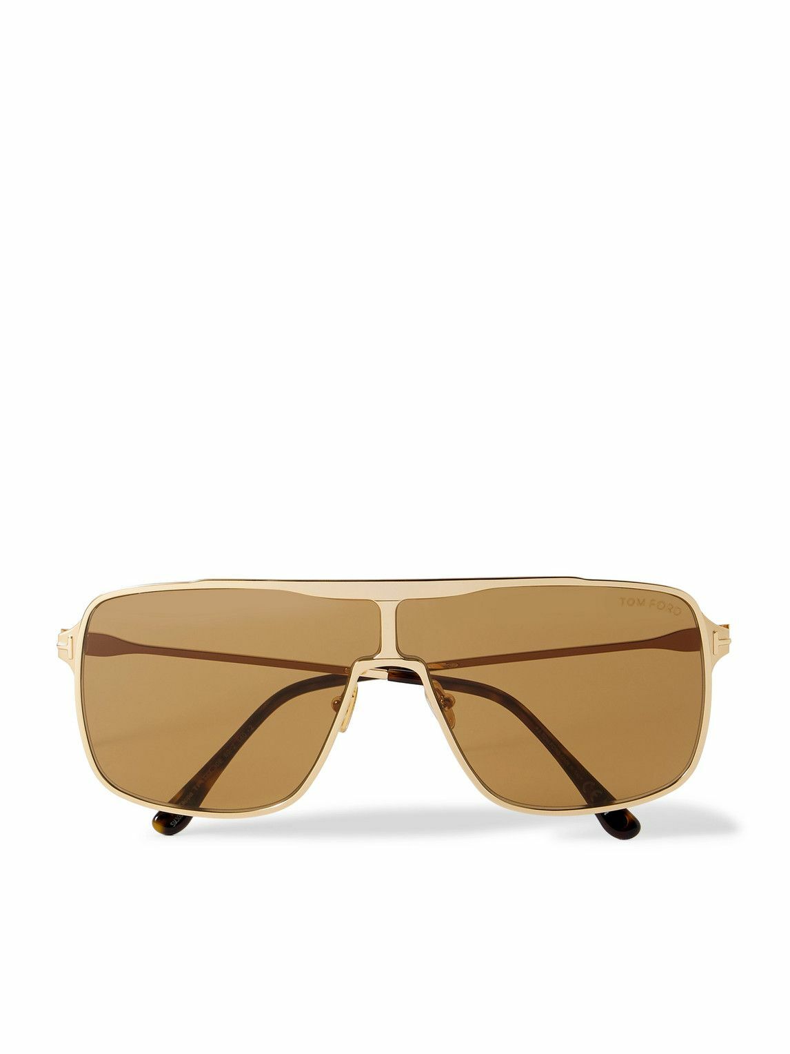 TOM FORD - Zappa D-Frame Gold-Tone Sunglasses TOM FORD TOM FORD - Zappa D-Frame Gold-Tone Sunglasses TOM FORD