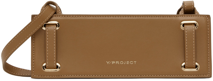 Y/Project Brown Mini Accordion Baguette Bag Y/Project