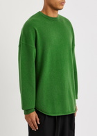 Extreme Cashmere N°53 Crew Hop Cashmere-blend Jumper - Green - One Size