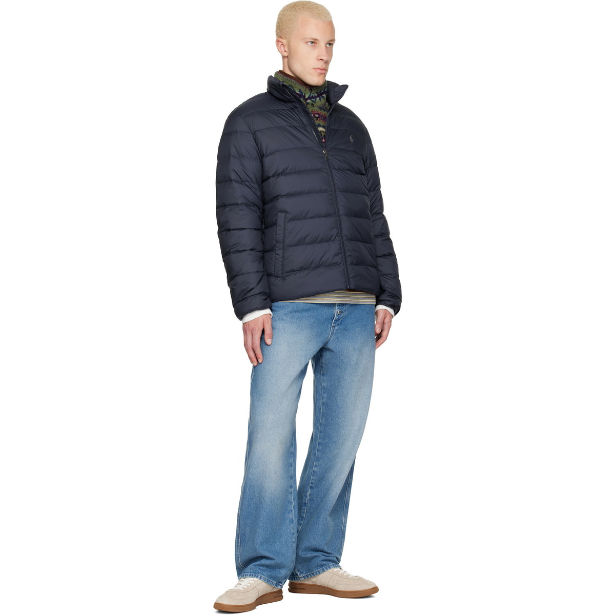 Polo Ralph Lauren Navy 'The Colden' Packable Down Jacket