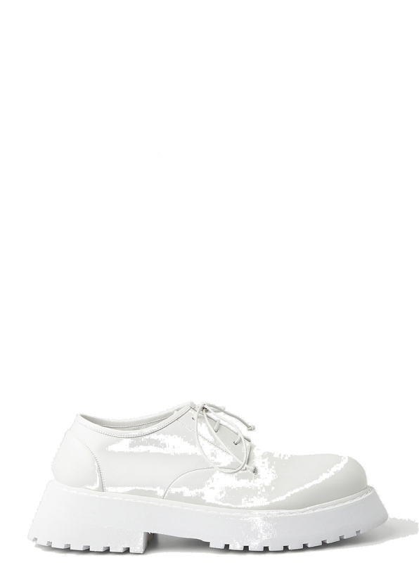 Photo: Micarro Derby Shoes in White
