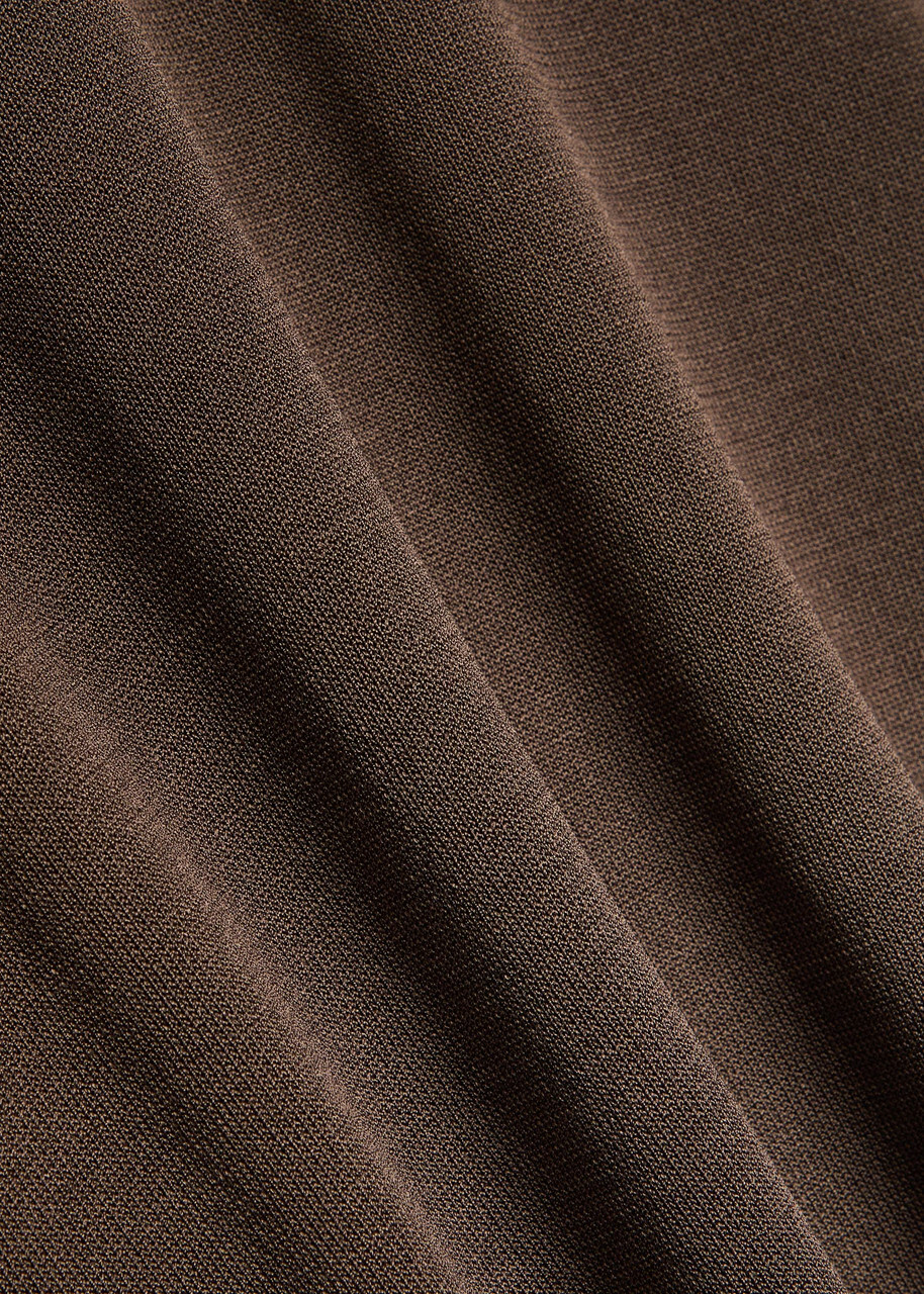 Raith Privida Knit Polo Shirt Brown