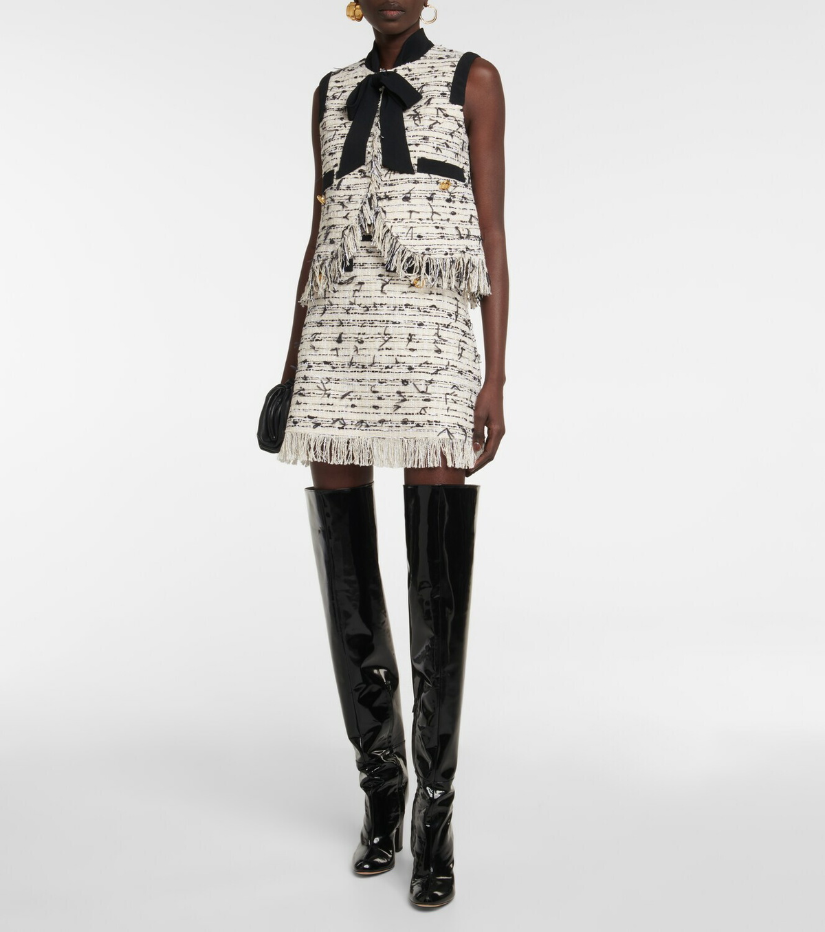 Giambattista Valli - Fringed tweed jacket Giambattista Valli Giambattista Valli - Fringed tweed jacket Giambattista Valli