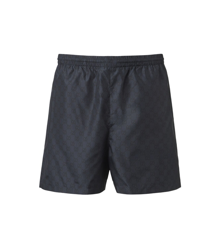 Photo: Gucci GG poplin swim trunks