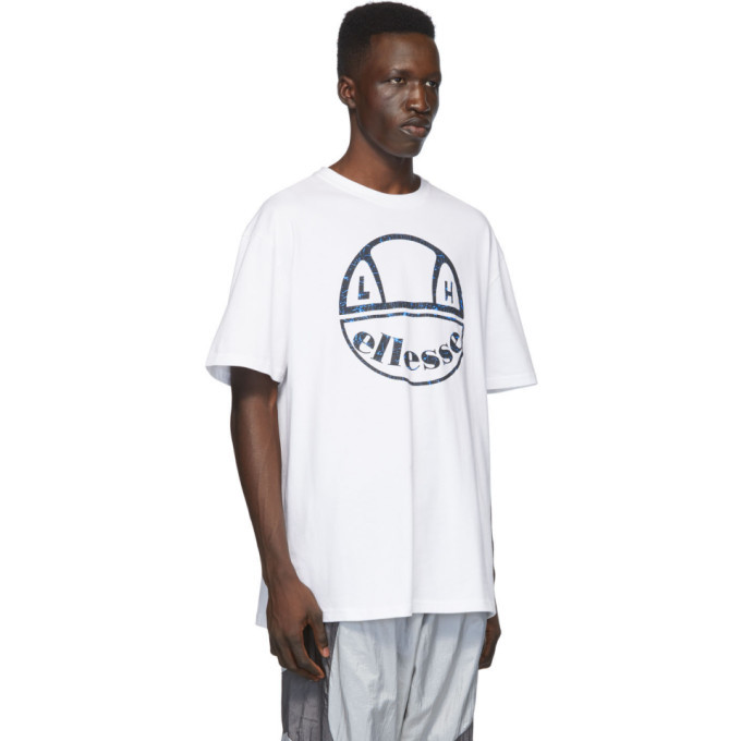 Liam Hodges White Ellesse Edition Curve T-Shirt Liam Hodges