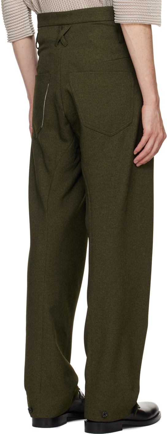 KOZABURO Green Z Trousers Kozaburo