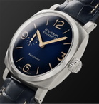Panerai - Radiomir Mediterraneo Automatic 44mm Titanium and Alligator Watch, Ref. No. PAM01078 - Blue