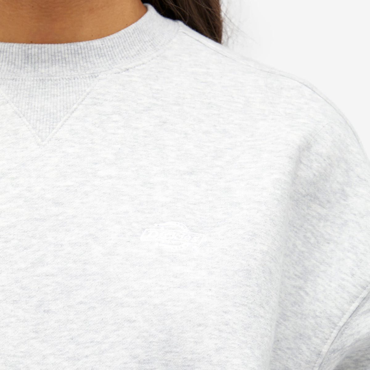 Dickies Women's Summerdale Sweatshirt in Light Gray