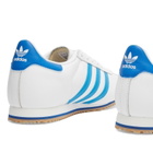 Adidas K 74 Sneaker in White/Bright Blue
