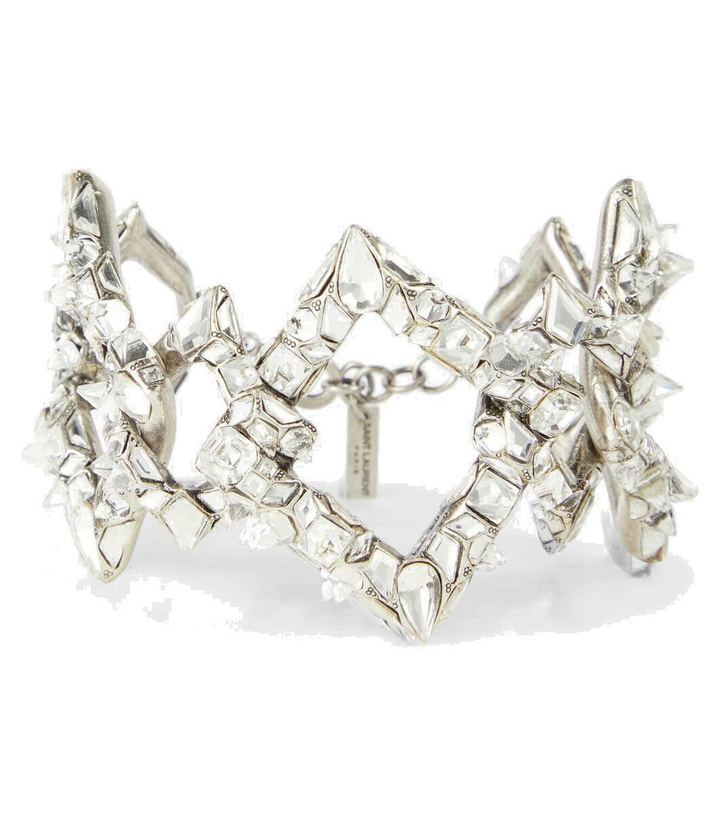 Photo: Saint Laurent Crystal-embellished bracelet