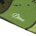 Dime Men's Reverse Stitch Skully Beanie in Green 