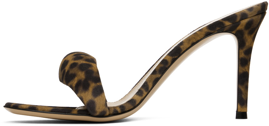 Gianvito Rossi Brown Bijoux 85 Mules