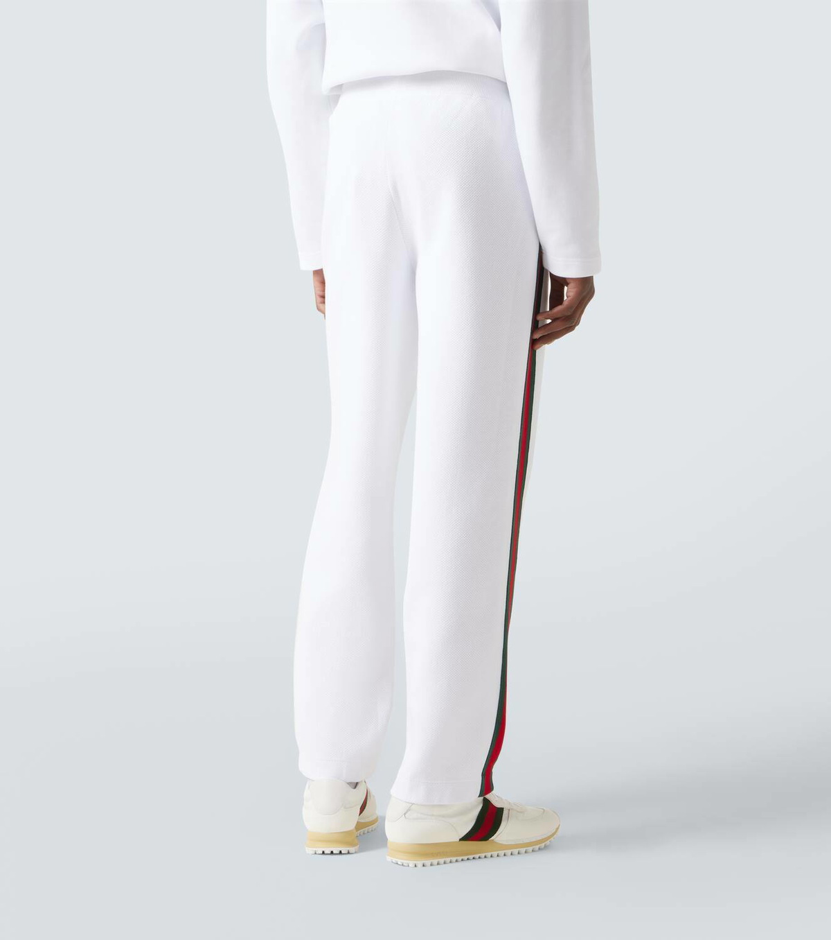 Gucci Web Stripe cotton-blend pants