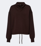 Varley Betsy draped jersey sweatshirt