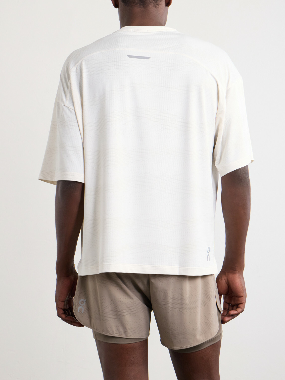 On - Erewhon Performance Stretch Recycled DryTec™ and Mesh T-Shirt - White