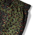 Stüssy - Mid-Length Leopard-Print Swim Shorts - Green