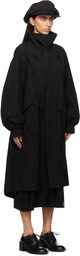 YOHJI YAMAMOTO Black R-Mods Coat
