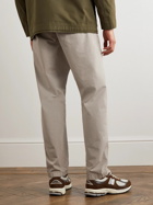Stone Island - Straight-Leg Garment-Dyed Cotton-Twill Trousers - Neutrals