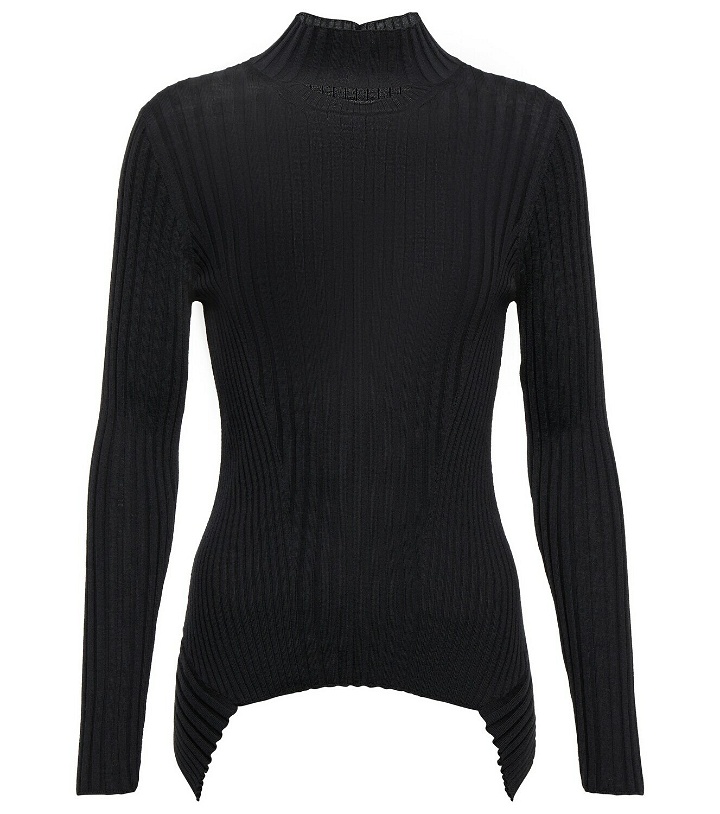 Photo: Wolford - Ribbed-knit wool and cashmere top