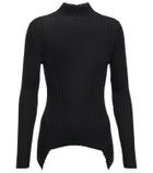 Wolford - Ribbed-knit wool and cashmere top