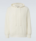 Commas Knitted cotton hoodie