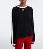 Versace Medusa cotton-blend jersey sweatshirt