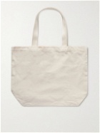 Café Kitsuné - Logo-Print Cotton-Canvas Tote Bag