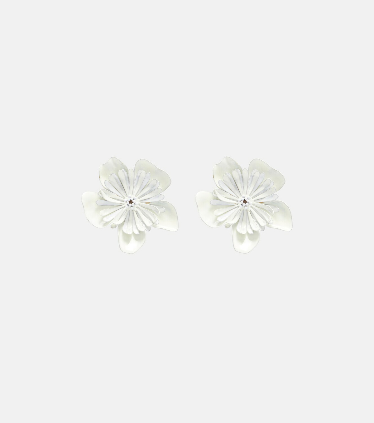 Chloé Floral clip-on earrings