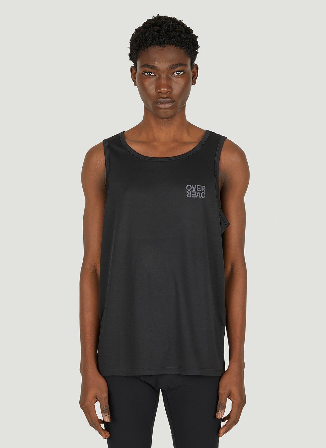 OVER OVER Logo Print Tank Top