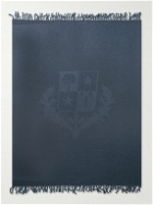 Loro Piana - Fringed Logo-Jacquard Cashmere Blanket