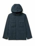 Belstaff - Drome Cotton-Blend Gabardine Hooded Jacket - Blue