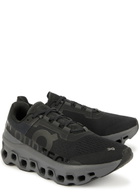 ON Cloudmonster Knitted Sneakers Black