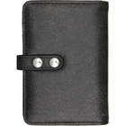 Vivienne Westwood Black Vertical Flap Card Holder