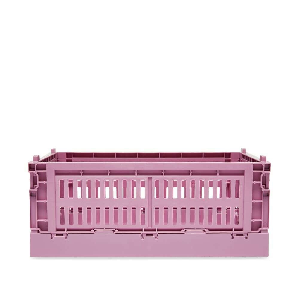 Photo: HAY Small Recycled Colour Crate in Dusty Rose