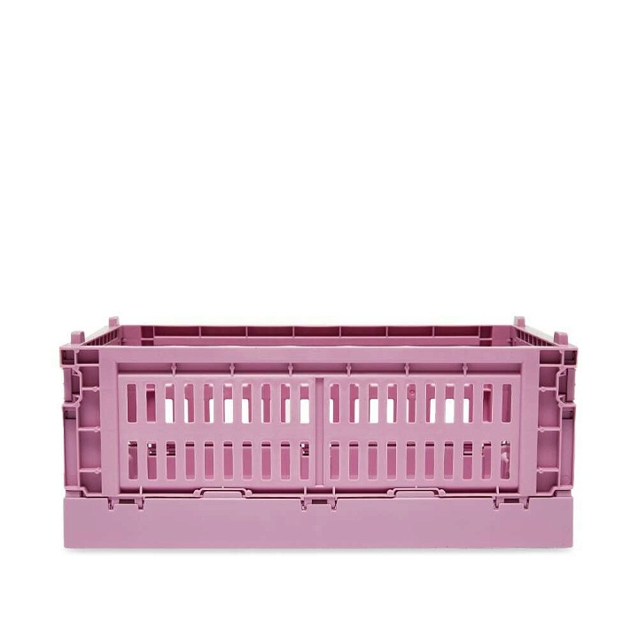 Photo: HAY Small Recycled Colour Crate in Dusty Rose