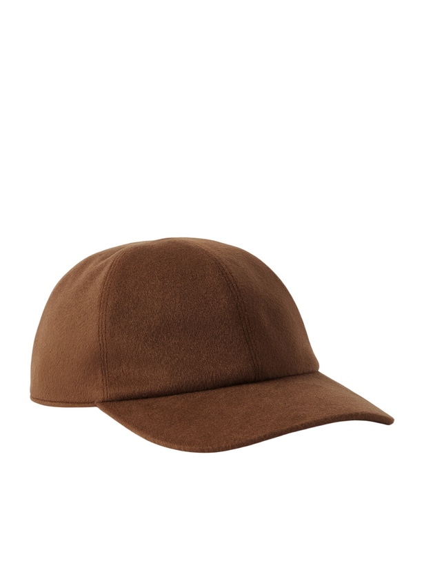 Photo: Loro Piana - Ivy Cashmere Baseball Cap - Brown