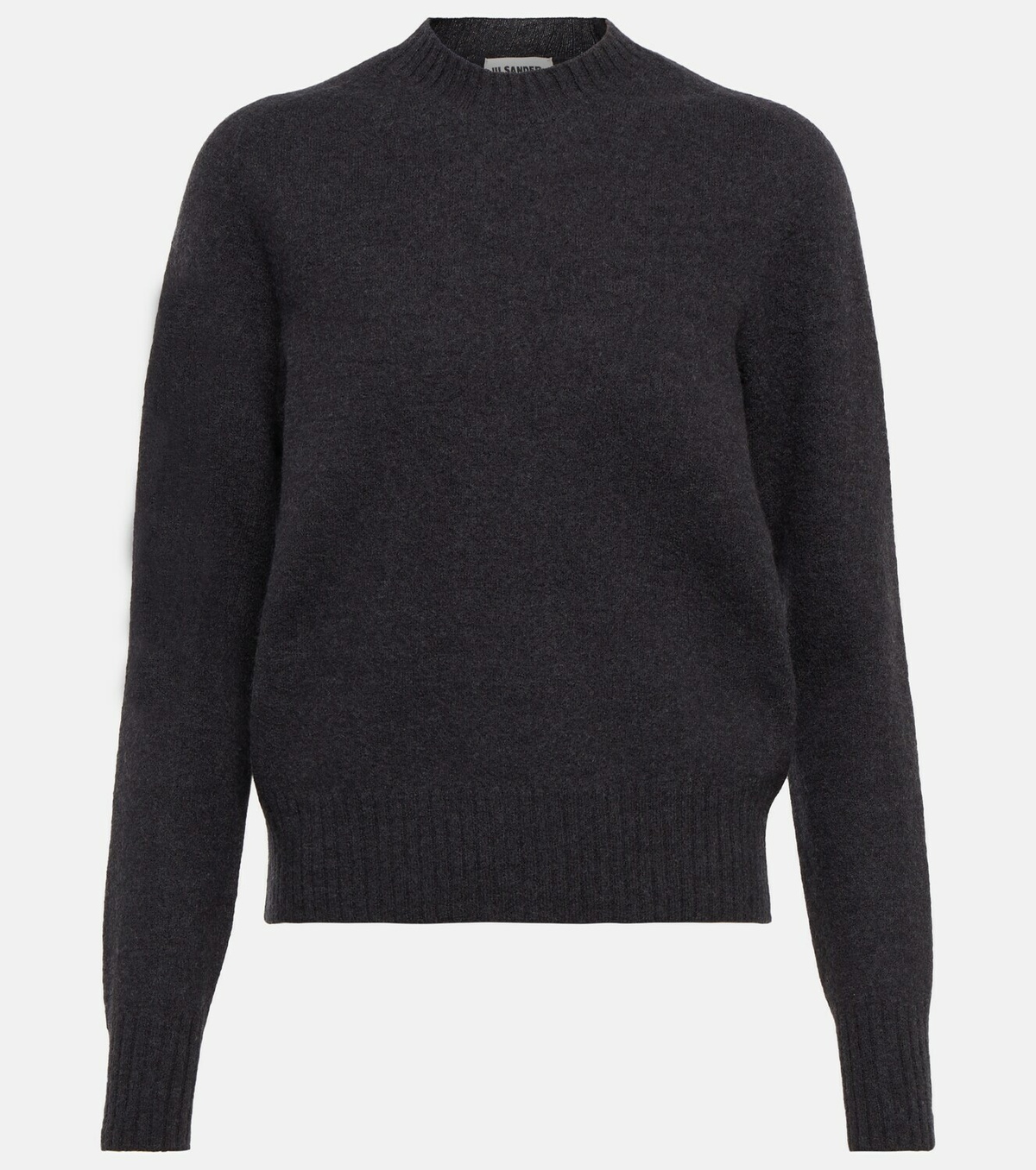 Jil Sander Black Wool Crew Neck Sweater Women main image 0