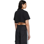 Alexander Wang Black Logo Crop Top
