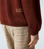 Bode Scottie embroidered wool sweater