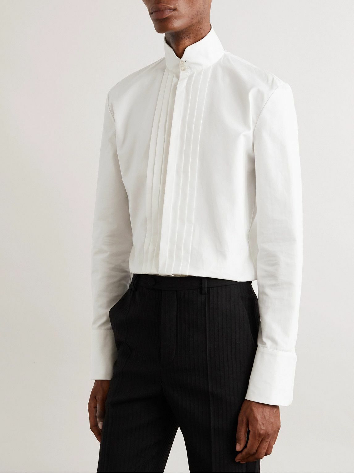 all saints grandad collar shirt