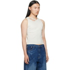 CAMPERLAB Gray Ribbed Tank Top