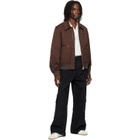 Casablanca Brown Monogram Cotton Blouson Jacket